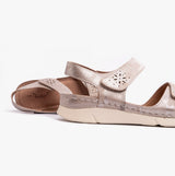 Dr Keller MARIE Womens Sandals Beige Metalic