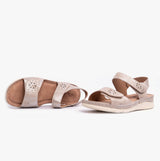 Dr Keller MARIE Womens Sandals Beige Metalic