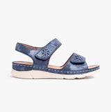 Dr Keller MARIE Womens Sandals Blue Metalic