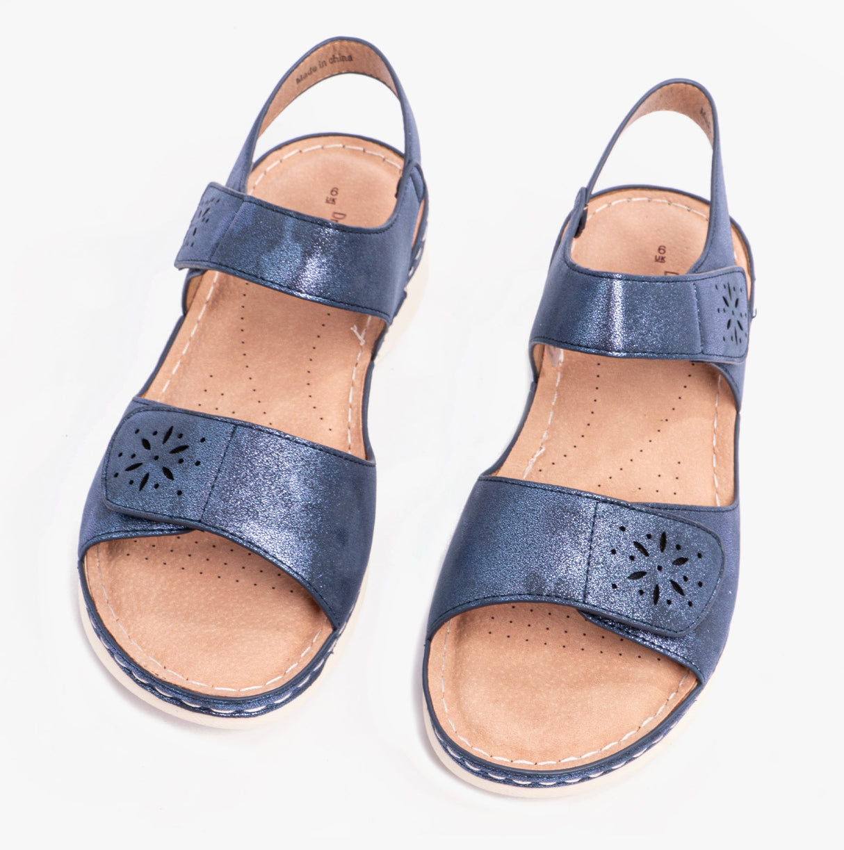 Dr Keller MARIE Womens Sandals Blue Metalic