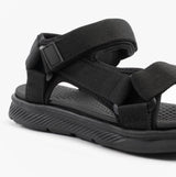 Dr Keller TREK Mens Sandals Black