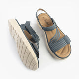 Dr Keller GINA Womens Sandals Navy