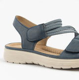 Dr Keller GINA Womens Sandals Navy