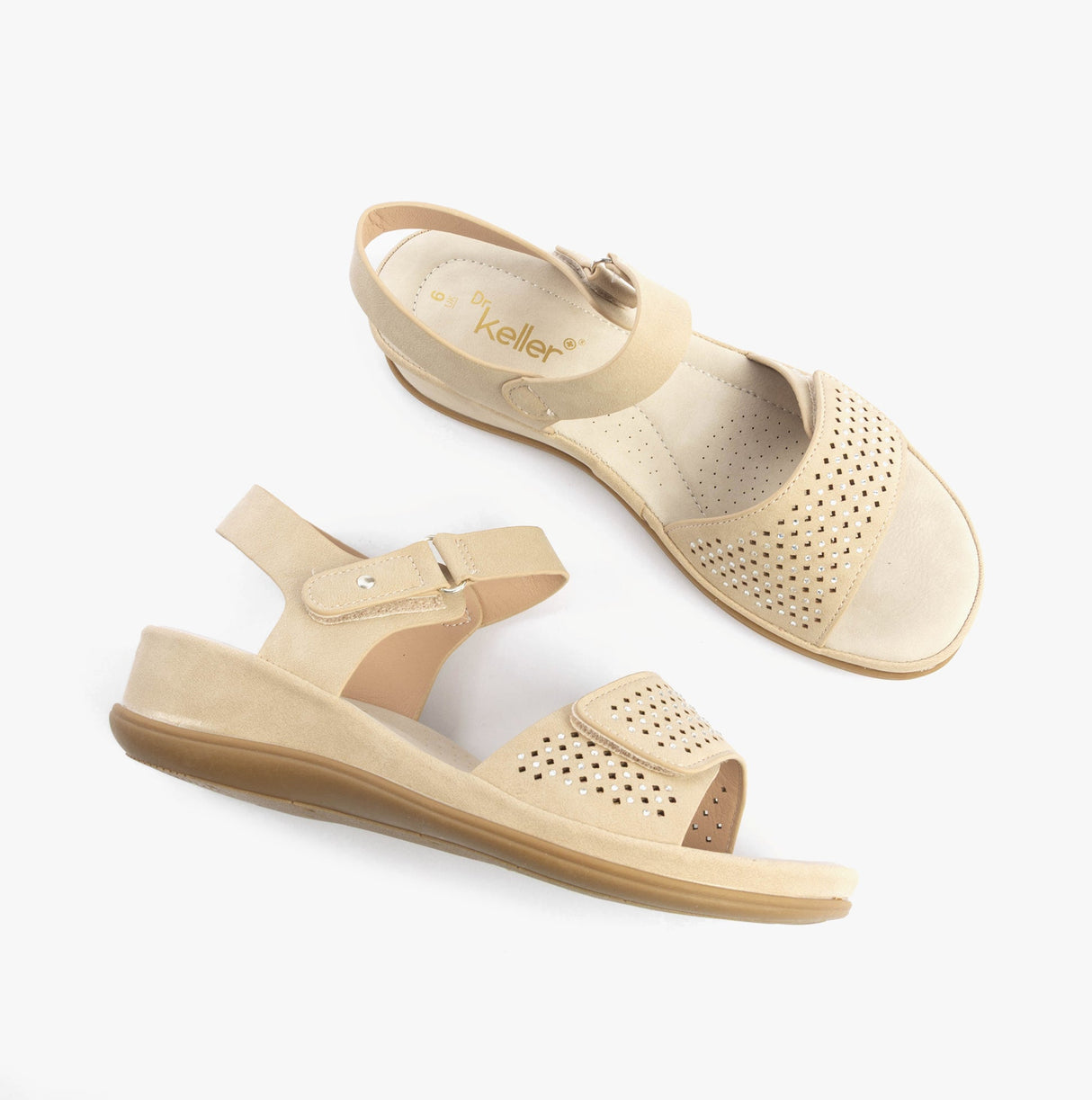 Dr Keller LUNA Womens Sandals Beige