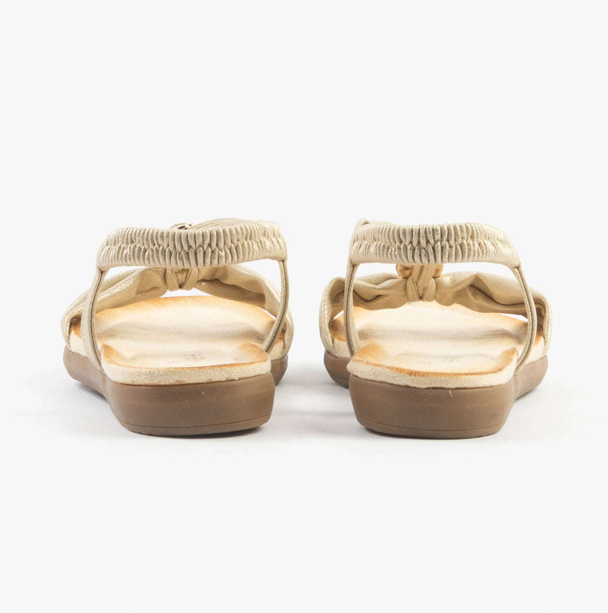 Dr Keller JAN Womens Sandals Gold Metallic