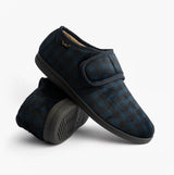 Dr Keller DARREN VELC Mens Slippers Navy