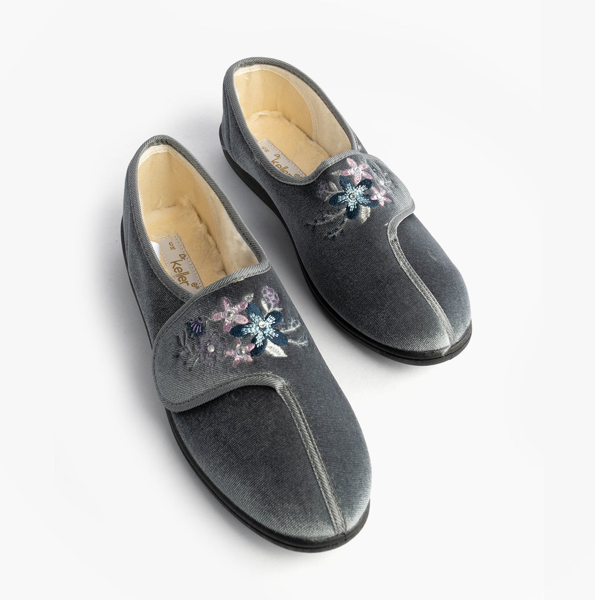 Dr Keller FAYE 2 Womens Slippers Grey