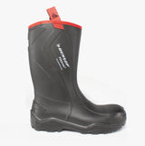 Dunlop PUROFORT+ RUGGED Mens Safety Wellington Boots Black