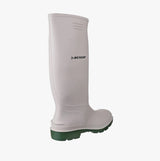 Dunlop PRICEMASTOR Mens Wellington Boots White/Green