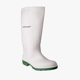 Dunlop PRICEMASTOR Mens Wellington Boots White/Green