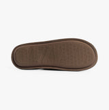 Dunlop TAYLOR Mens Suede Mule Slippers Black