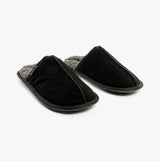 Dunlop TAYLOR Mens Suede Mule Slippers Black