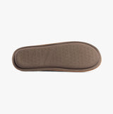 Dunlop TAYLOR Mens Suede Mule Slippers Cognac