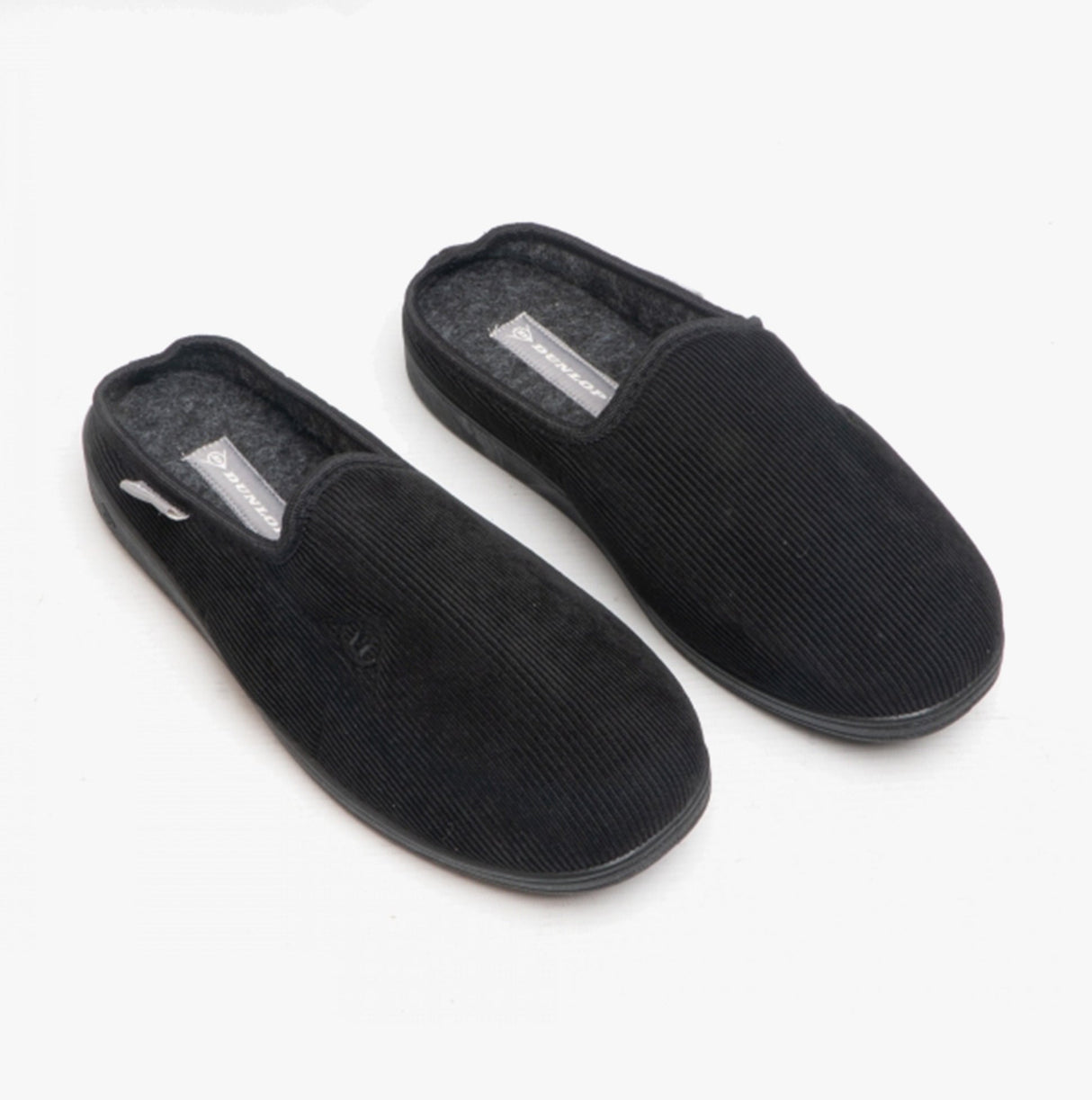 Dunlop TED Mens Mule Slippers Black