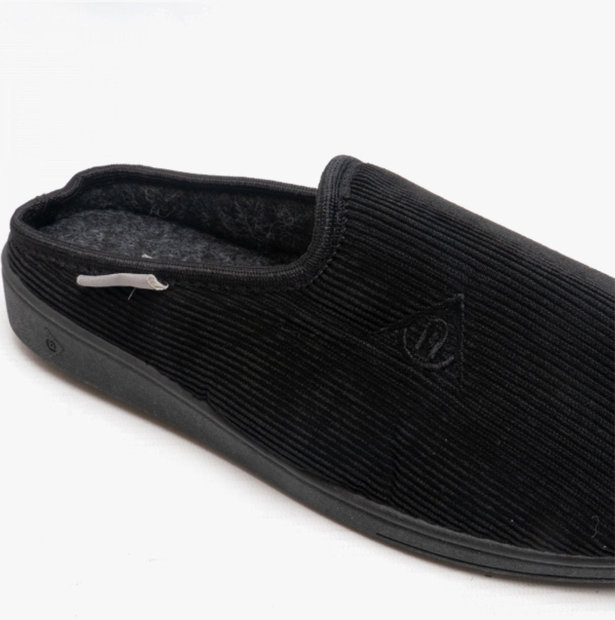 Dunlop TED Mens Mule Slippers Black