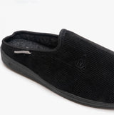 Dunlop TED Mens Mule Slippers Black