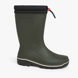 Dunlop BLIZZARD Unisex Warm Lined Wellington Boots Green
