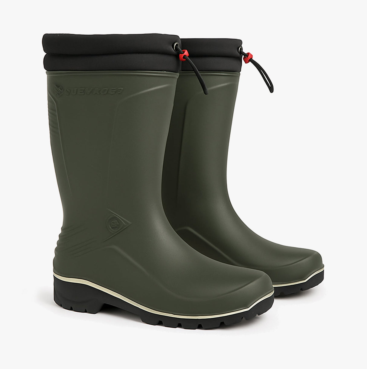 Dunlop BLIZZARD Unisex Warm Lined Wellington Boots Green