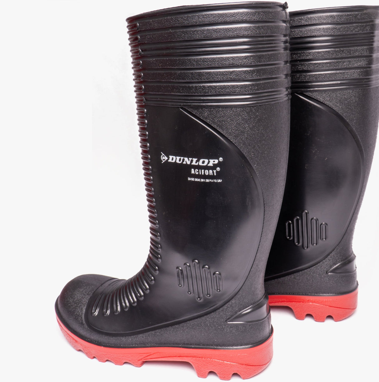 Dunlop ACIFORT Mens Safety Wellington Boots Black