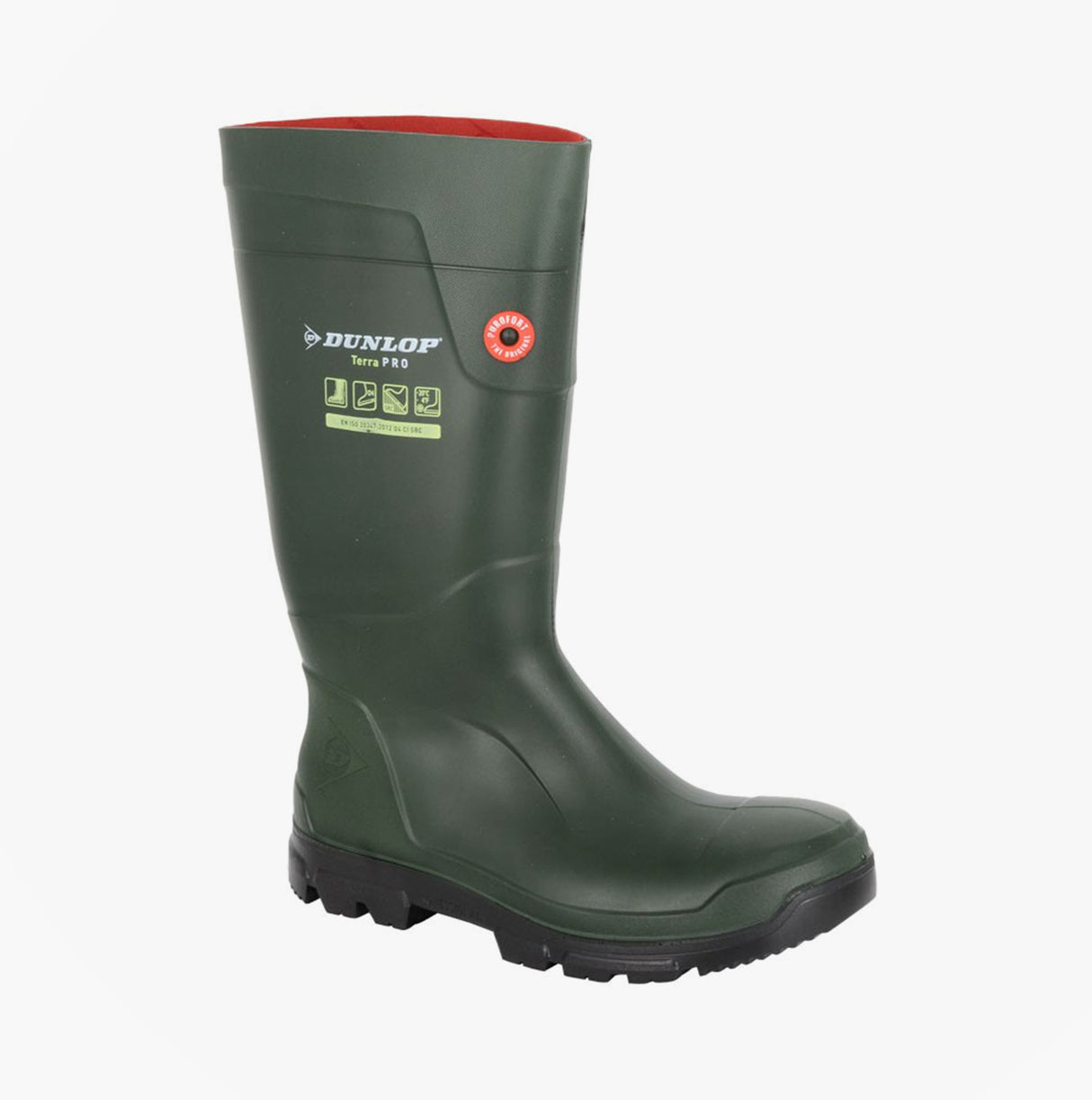 Dunlop Mens Wellington Boots Green