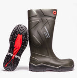 Dunlop PUROFORT+ Unisex S5 Full Safety Wellington Boots Green