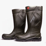Dunlop PUROFORT+ Unisex S5 Full Safety Wellington Boots Green
