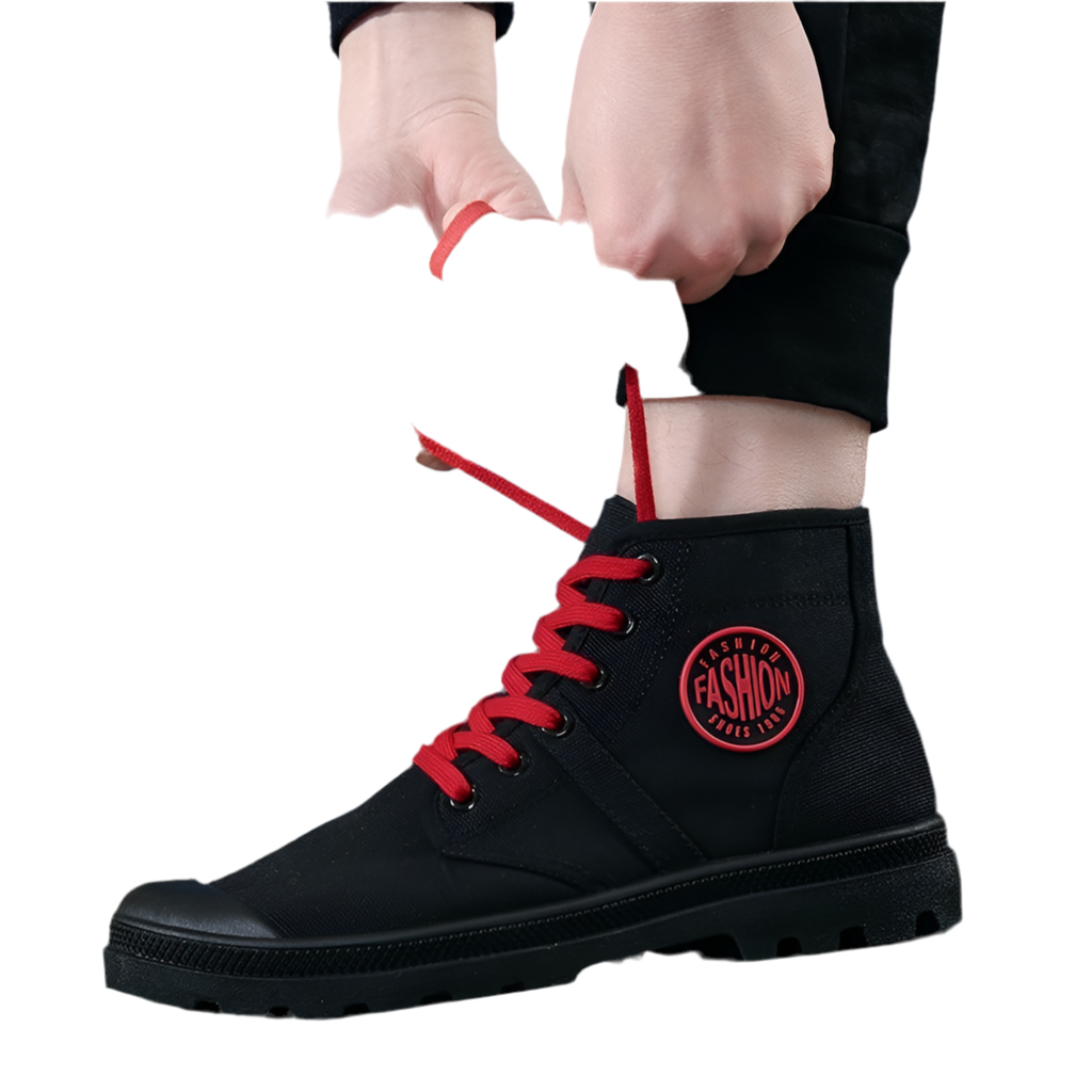 Canvas Casual Shoes Student Sneakers All-match Fashion Hip Hop High Cut Hiking Shoes