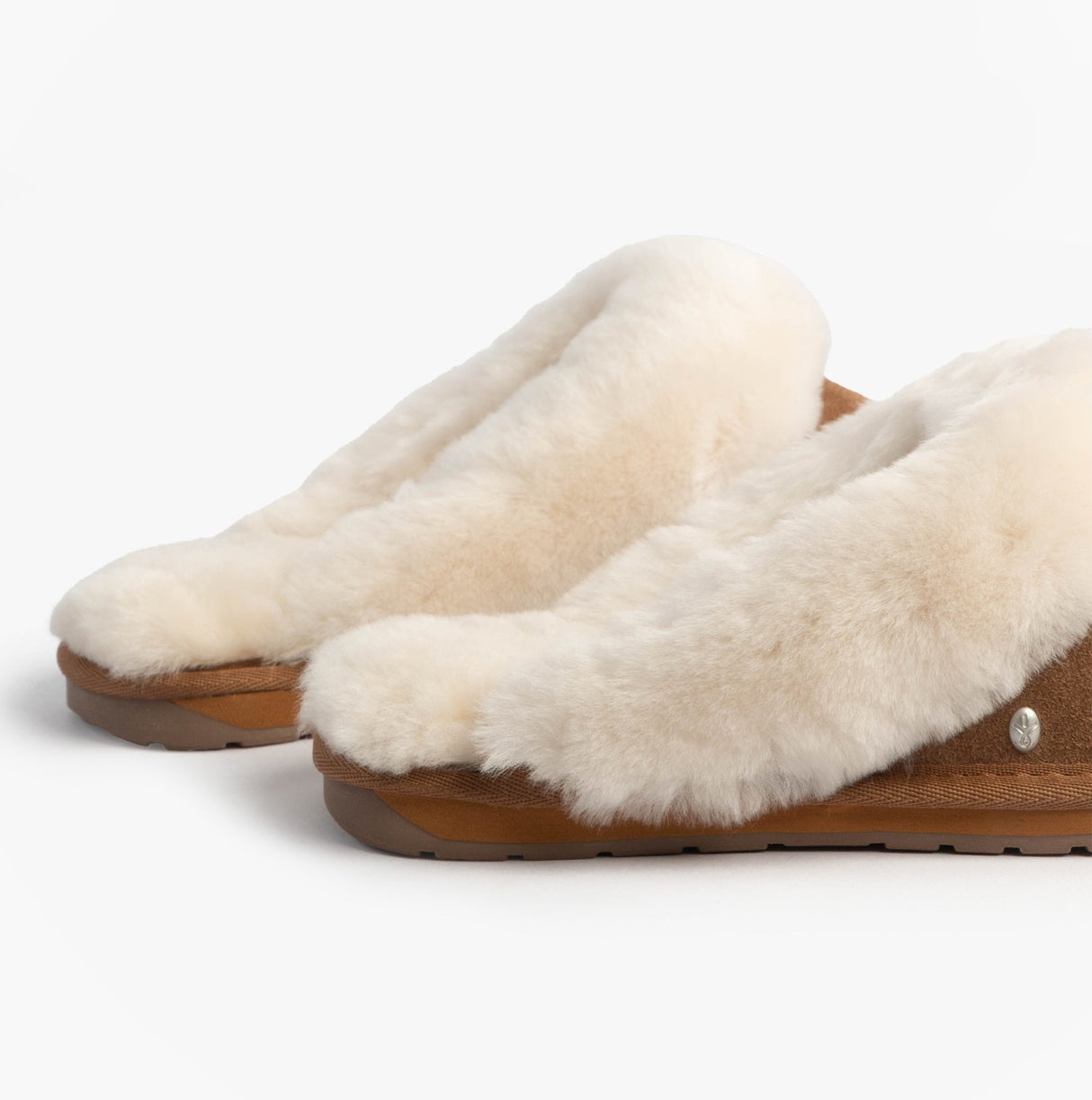 EMU Australia JOLIE Womens Mule Sheepskin Slippers Chestnut