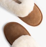 EMU Australia JOLIE Womens Mule Sheepskin Slippers Chestnut