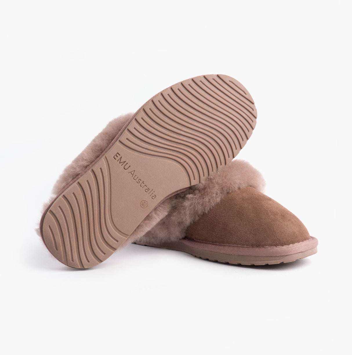 EMU Australia JOLIE Womens Mule Sheepskin Slippers Mocha