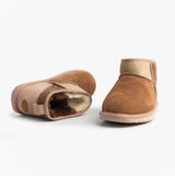 EMU Australia STINGER MICRO PATCHWORK Womens Sheepskin Boot Chestnut