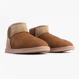 EMU Australia STINGER MICRO PATCHWORK Womens Sheepskin Boot Chestnut