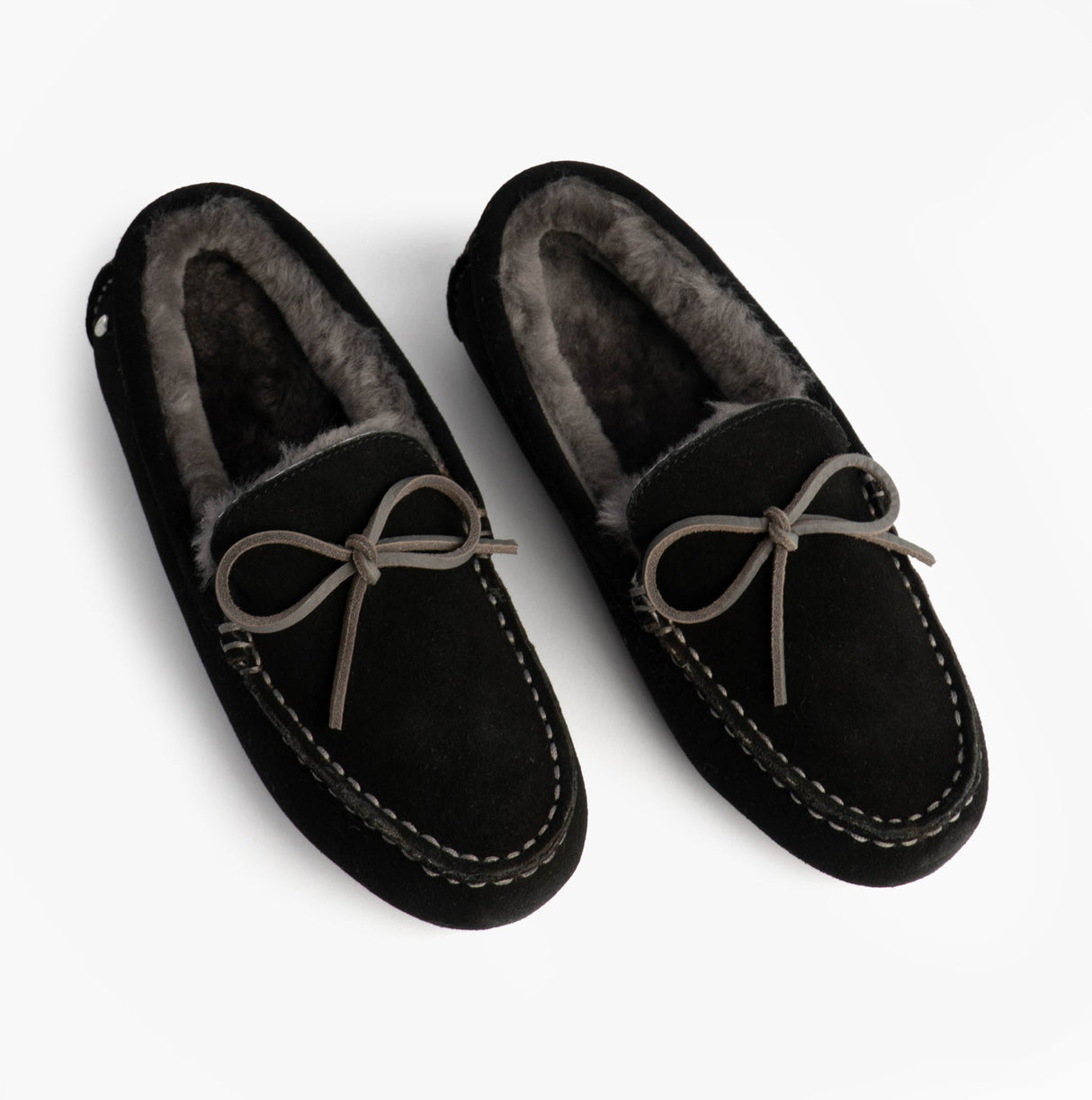 EMU Australia SANDRINE Womens Moccasin Slippers Black