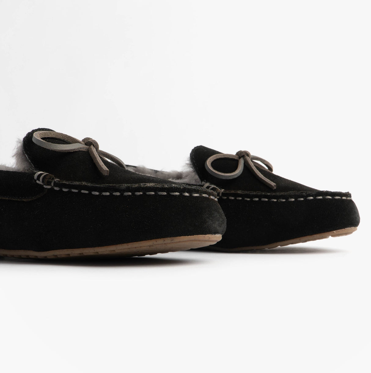 EMU Australia SANDRINE Womens Moccasin Slippers Black