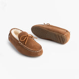 EMU Australia SANDRINE Womens Moccasin Slippers Chestnut