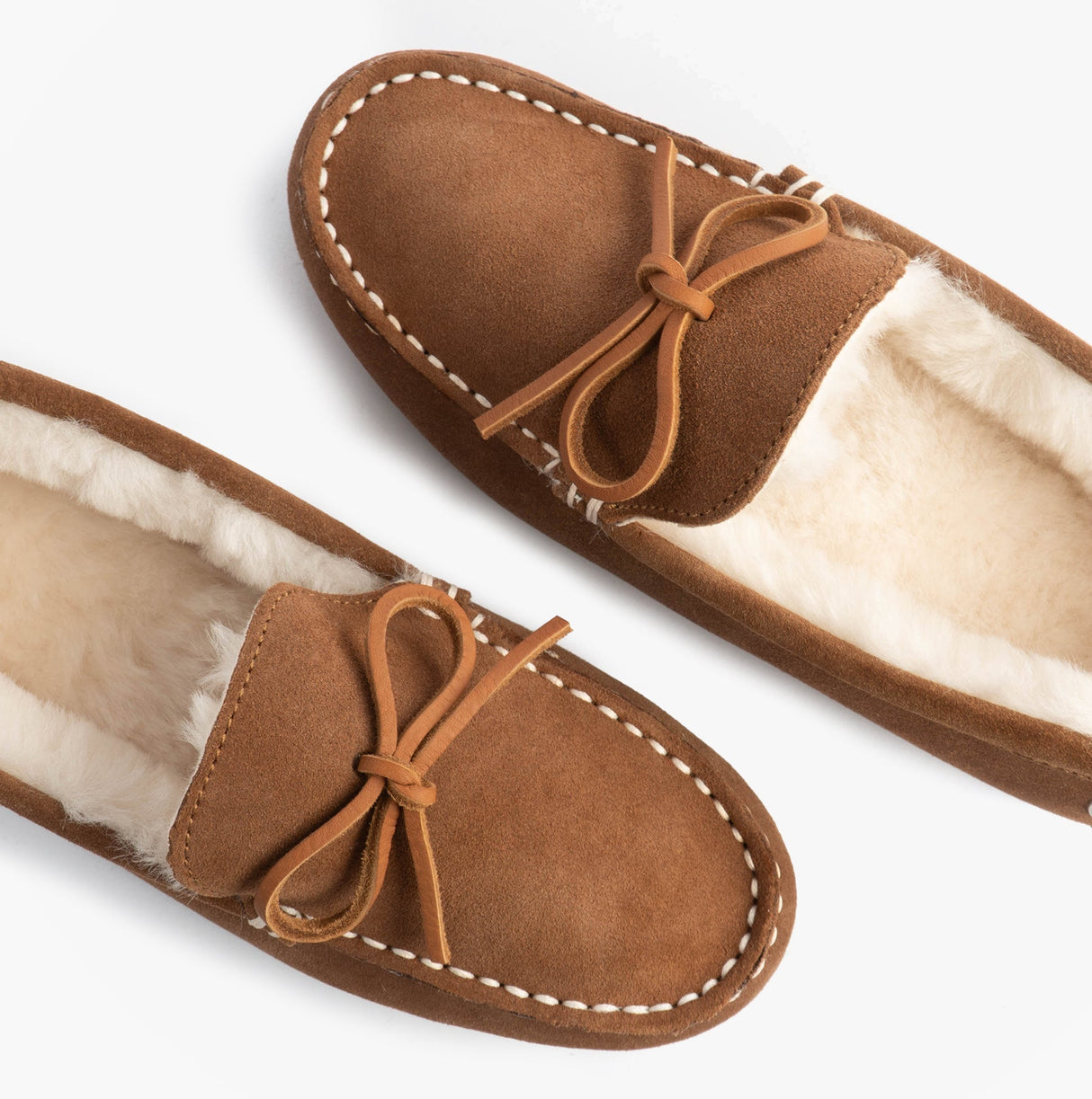 EMU Australia SANDRINE Womens Moccasin Slippers Chestnut