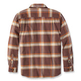 Carhartt 105945 Rugged Flex Relaxed Fit Midweight Flannel Long-Sleeve Plaid Shirt