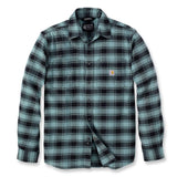 Carhartt 105945 Rugged Flex Relaxed Fit Midweight Flannel Long-Sleeve Plaid Shirt