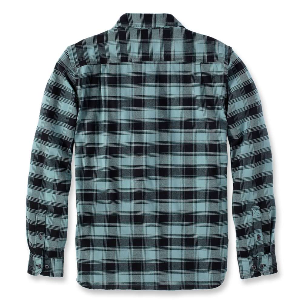 Carhartt 105945 Rugged Flex Relaxed Fit Midweight Flannel Long-Sleeve Plaid Shirt
