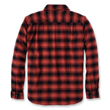 Carhartt 105945 Rugged Flex Relaxed Fit Midweight Flannel Long-Sleeve Plaid Shirt