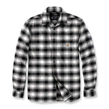 Carhartt 105945 Rugged Flex Relaxed Fit Midweight Flannel Long-Sleeve Plaid Shirt