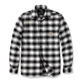 Carhartt 105945 Rugged Flex Relaxed Fit Midweight Flannel Long-Sleeve Plaid Shirt