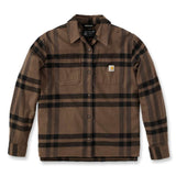 Carhartt 105989 Women's Rugged Flex Loose Fit Midweight Flannel Long-Sleeve Plaid Shirt