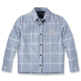 Carhartt 105989 Women's Rugged Flex Loose Fit Midweight Flannel Long-Sleeve Plaid Shirt