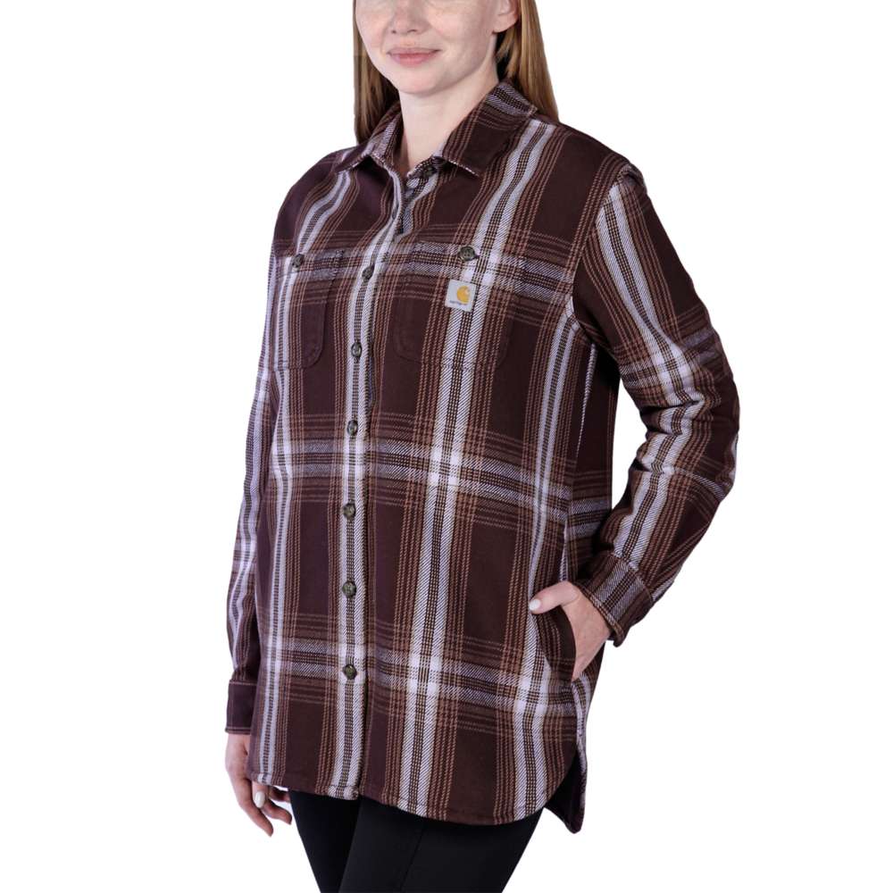 Carhartt 105991 Women's Loose Fit Heavyweight Twill Shirt Jac