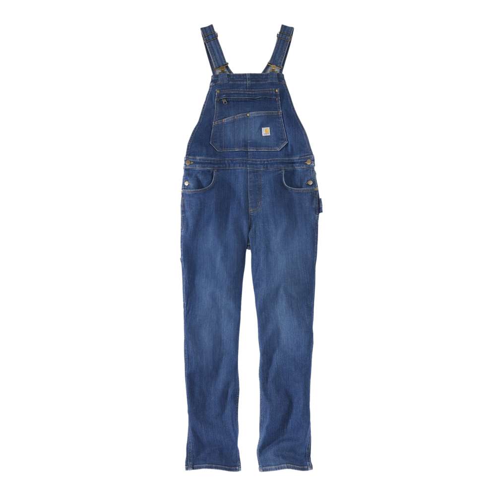 Carhartt 106002 Women's Rugged Flex Relaxed Fit Denim Bib Overall