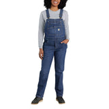 Carhartt 106002 Women's Rugged Flex Relaxed Fit Denim Bib Overall