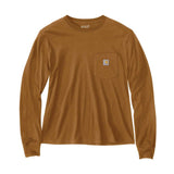 Carhartt 106121 Women's Relaxed Fit Lightweight Long-Sleeve Pocket T-Shirt