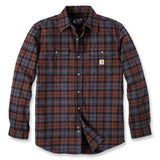 Carhartt 106356 Loose Fit Heavyweight Flannel Long-Sleeve Plaid Shirt