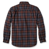 Carhartt 106356 Loose Fit Heavyweight Flannel Long-Sleeve Plaid Shirt